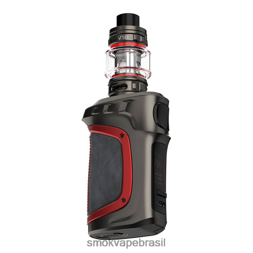 SMOK MAG-18 casaco vermelho cinza conjunto 6J6L2Z70 | SMOK Vape Price Brasil