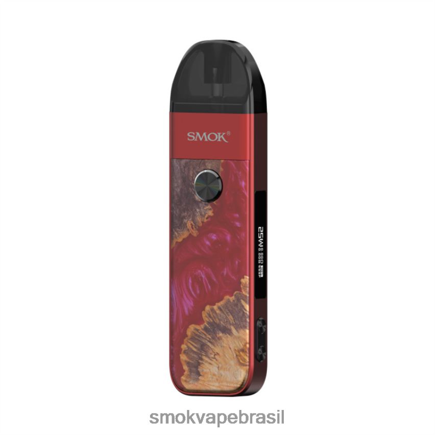 SMOK Pozz madeira estabilizadora vermelha kit profissional 6J6L2Z124 | Vape SMOK PreÃ§o