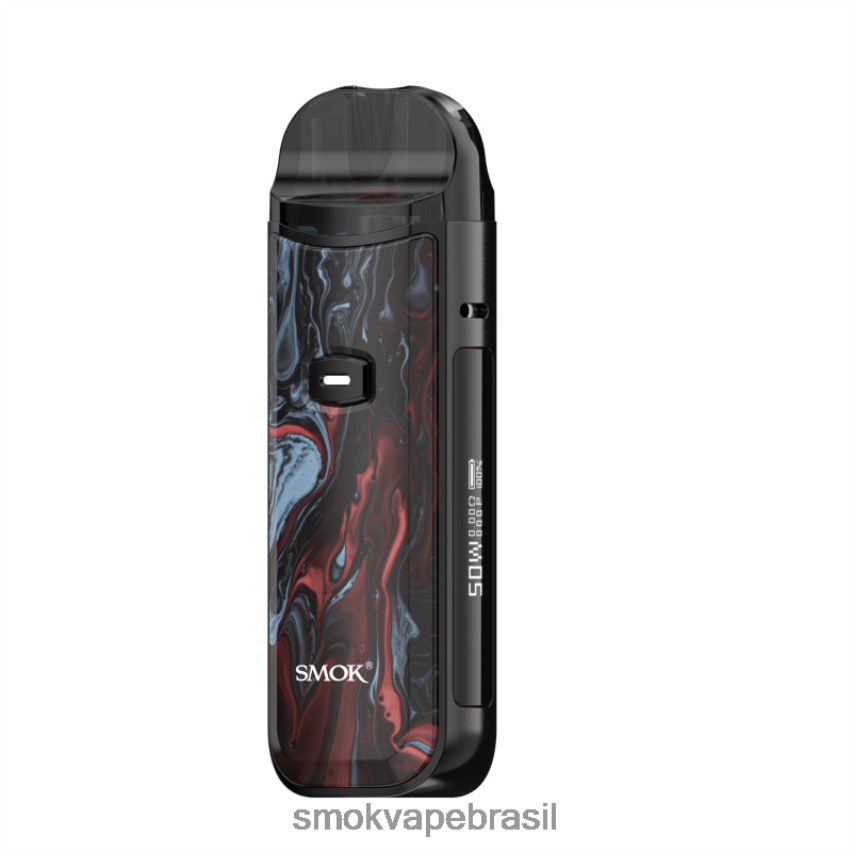 SMOK Nord marmoreio vermelho preto kit 50w 6J6L2Z164 | Vape SMOK PreÃ§o