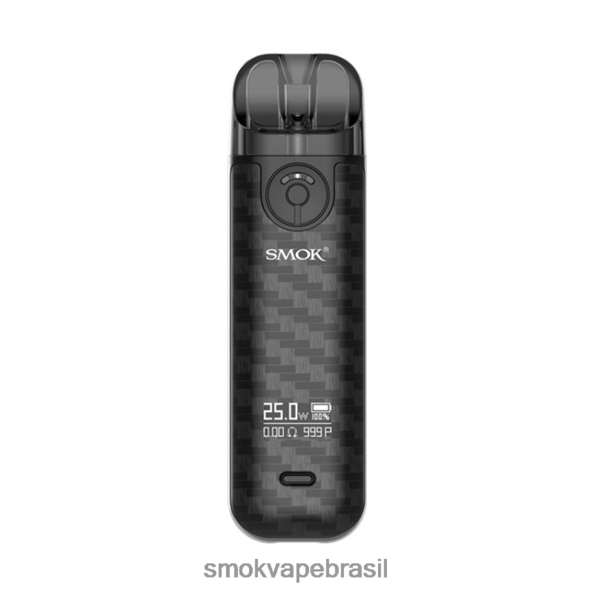 SMOK NOVO fibra de carbono preta 4 jogos 6J6L2Z231 | SMOK Vape Brasil