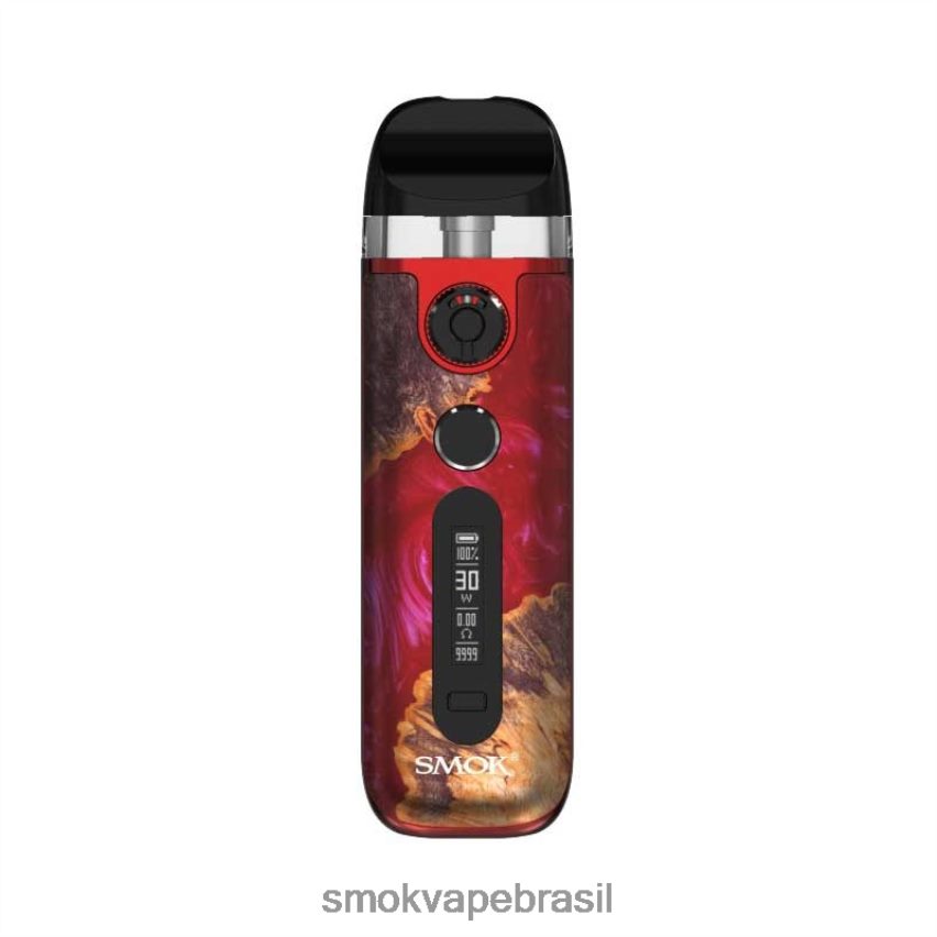 SMOK Novo madeira estabilizadora vermelha 5 kits 6J6L2Z12 | SMOK Vape BrasÃ­lia