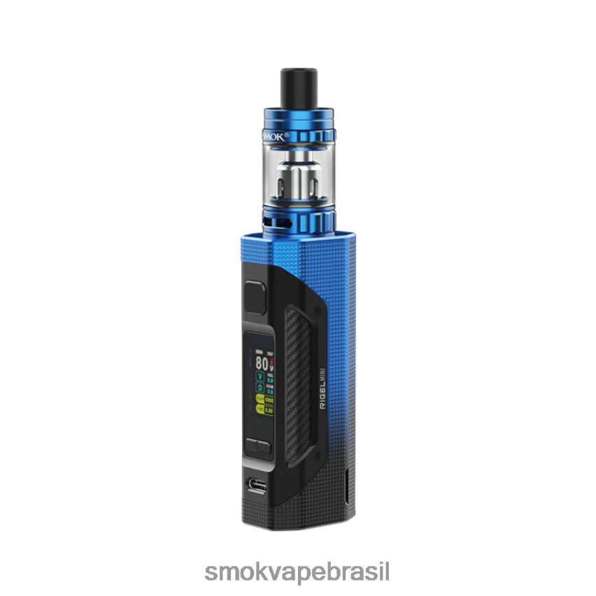 SMOK Rigel Preto Azul mini kit 6J6L2Z254 | Vape SMOK PreÃ§o