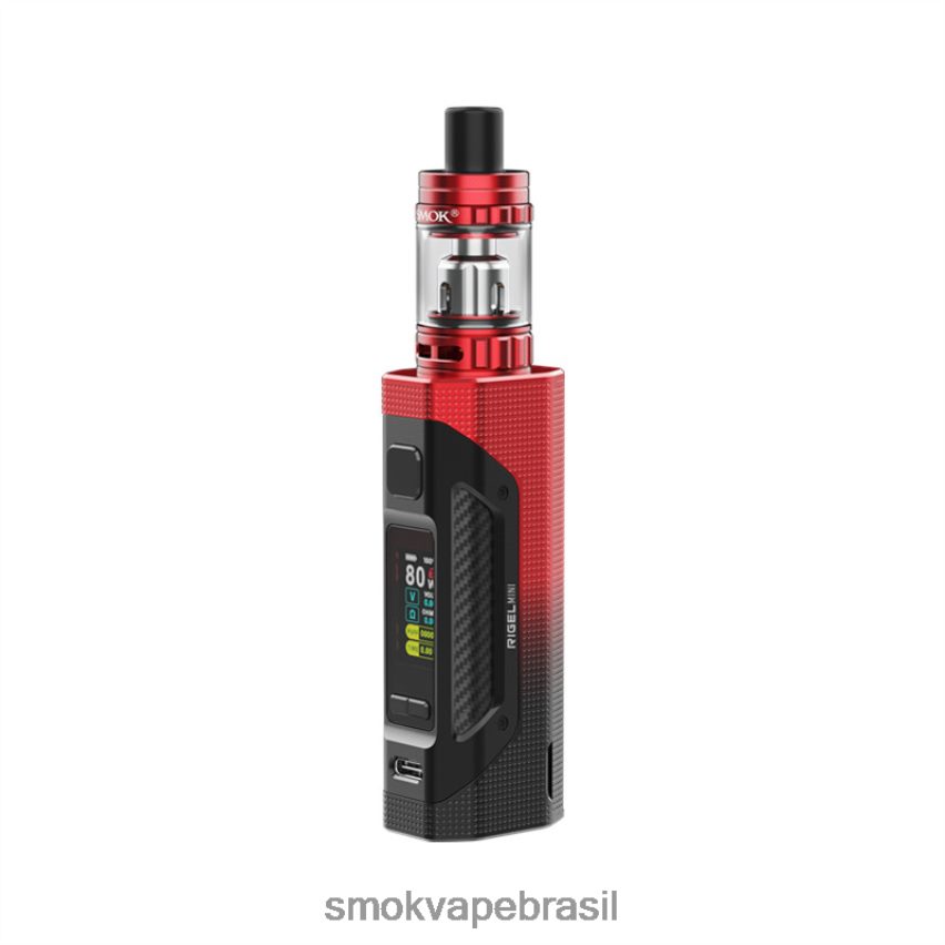 SMOK Rigel preto vermelho mini kit 6J6L2Z251 | SMOK Vape Brasil