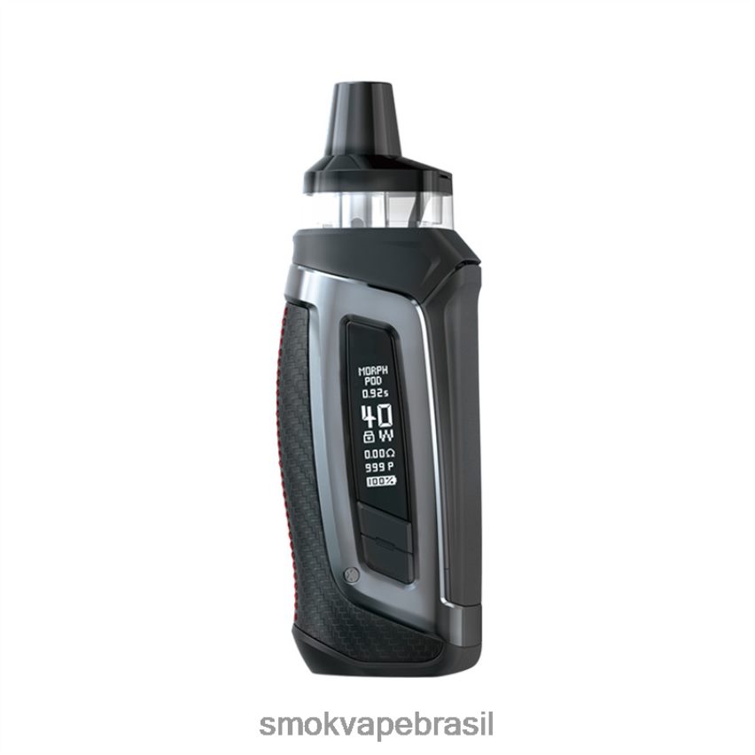 SMOK Morph fibra de carbono preta kit pod-40 6J6L2Z218 | SMOK Vape Pen Brasil