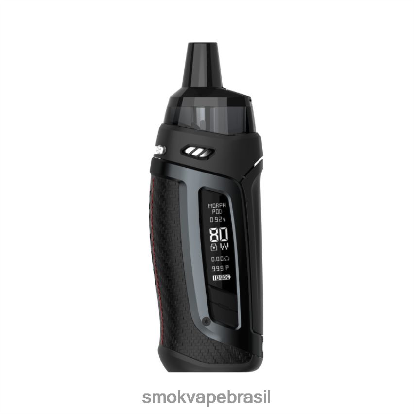 SMOK Morph fibra de carbono preta kit pod-80 6J6L2Z157 | SMOK Vape PreÃ§o